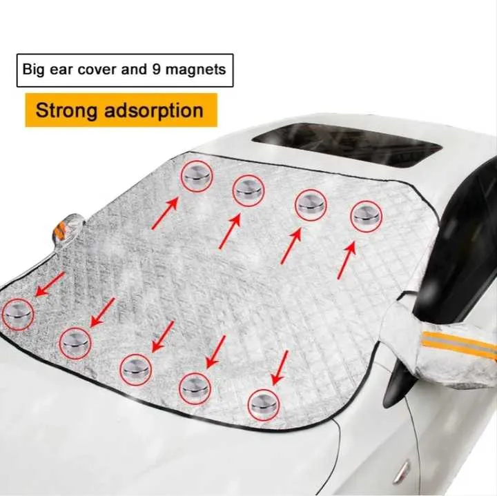 غطاء شامل للثلج ، غطاء قابل للطي محمول ، غطاء واقي مضاد للصقيع حصيرة Universal snow cover, portable folding cover, anti-frost protective cover mat