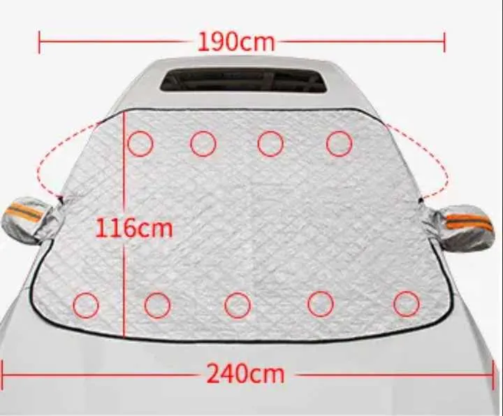 غطاء شامل للثلج ، غطاء قابل للطي محمول ، غطاء واقي مضاد للصقيع حصيرة Universal snow cover, portable folding cover, anti-frost protective cover mat