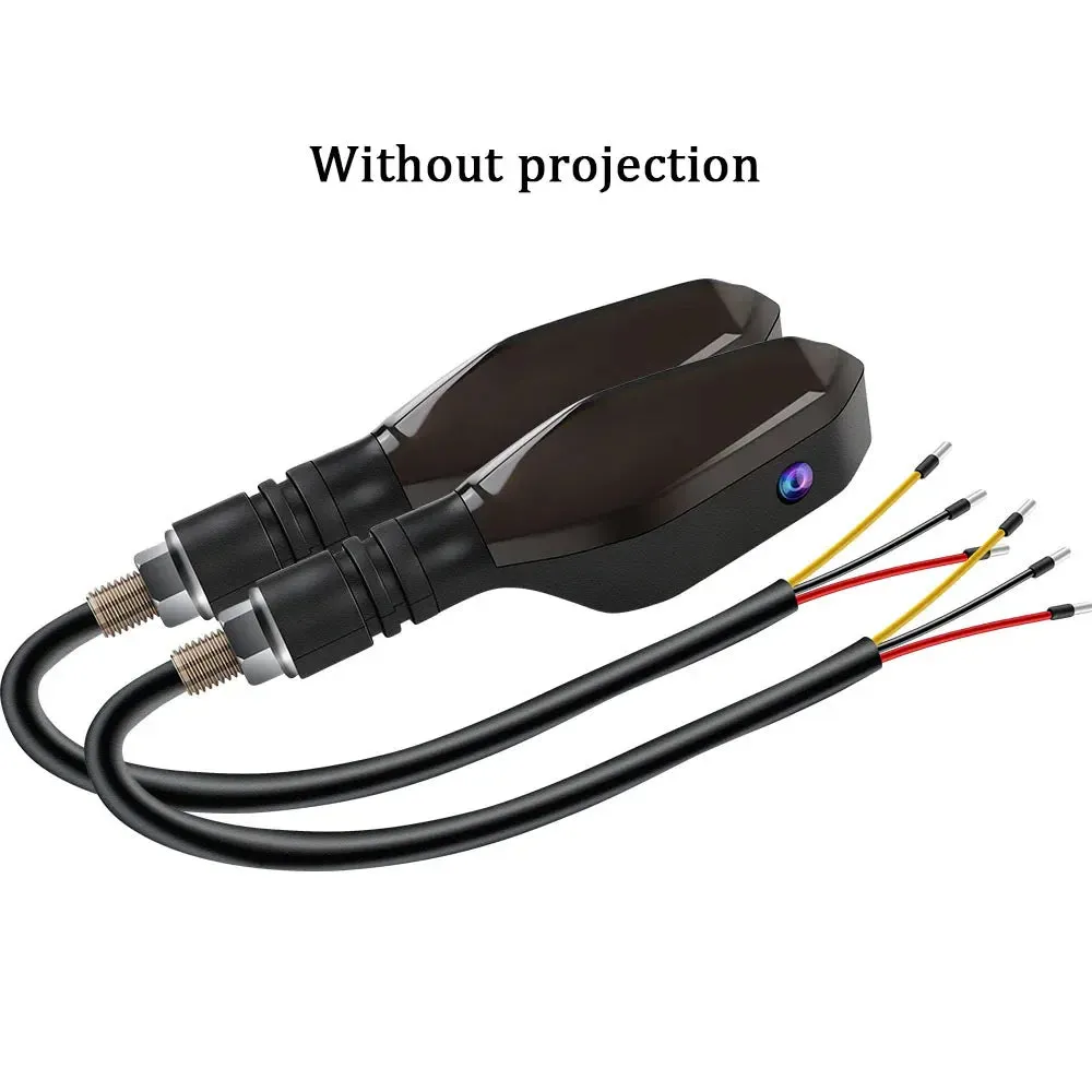 12V Motorcycle Led Turn Signal Lamp 27 Modes Sequential Flowing Flash Running Light
