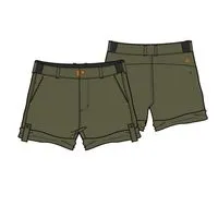 365 Trail Roll Up Short - Khaki