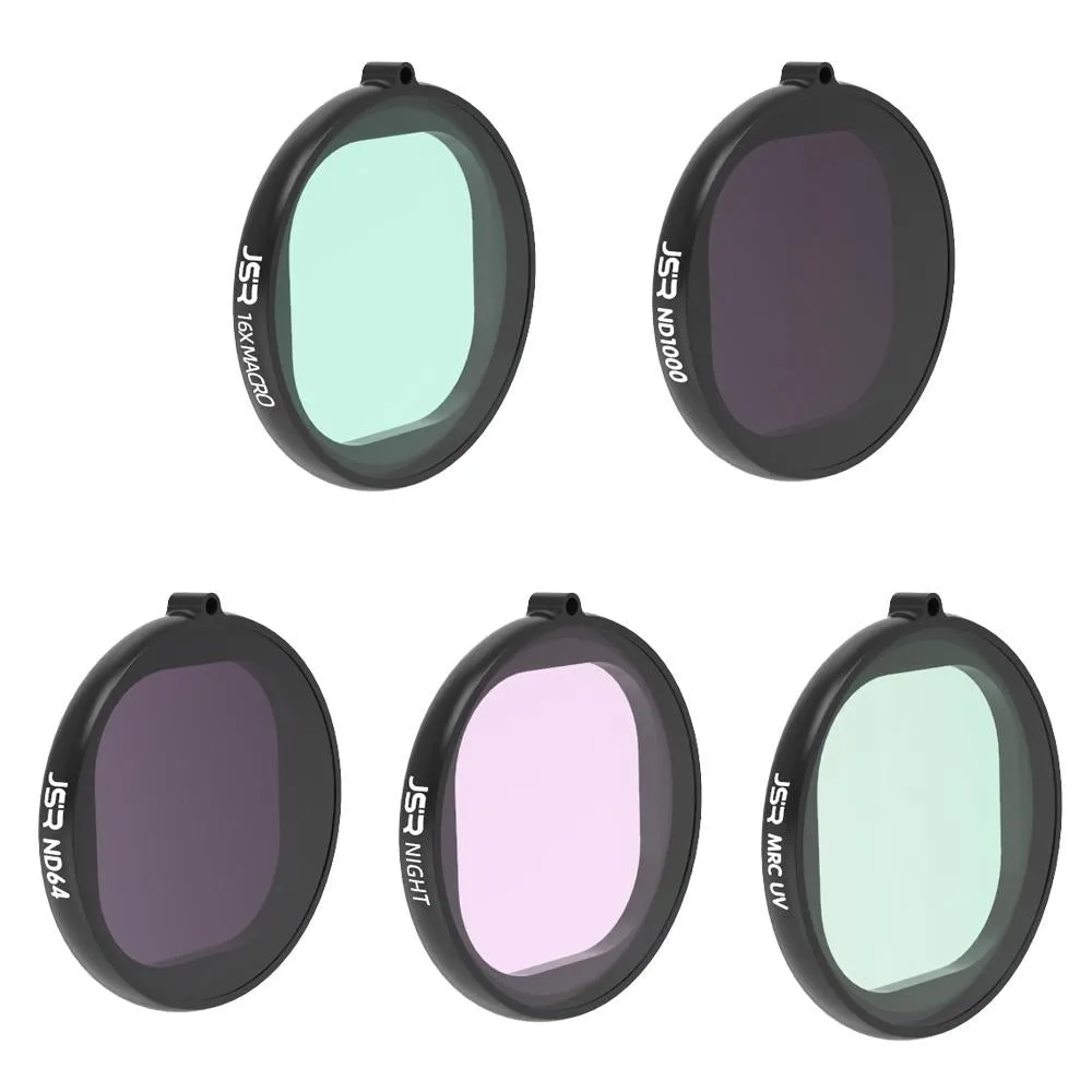 5-in-1 Round Housing Lens Filter for Gopro Hero8