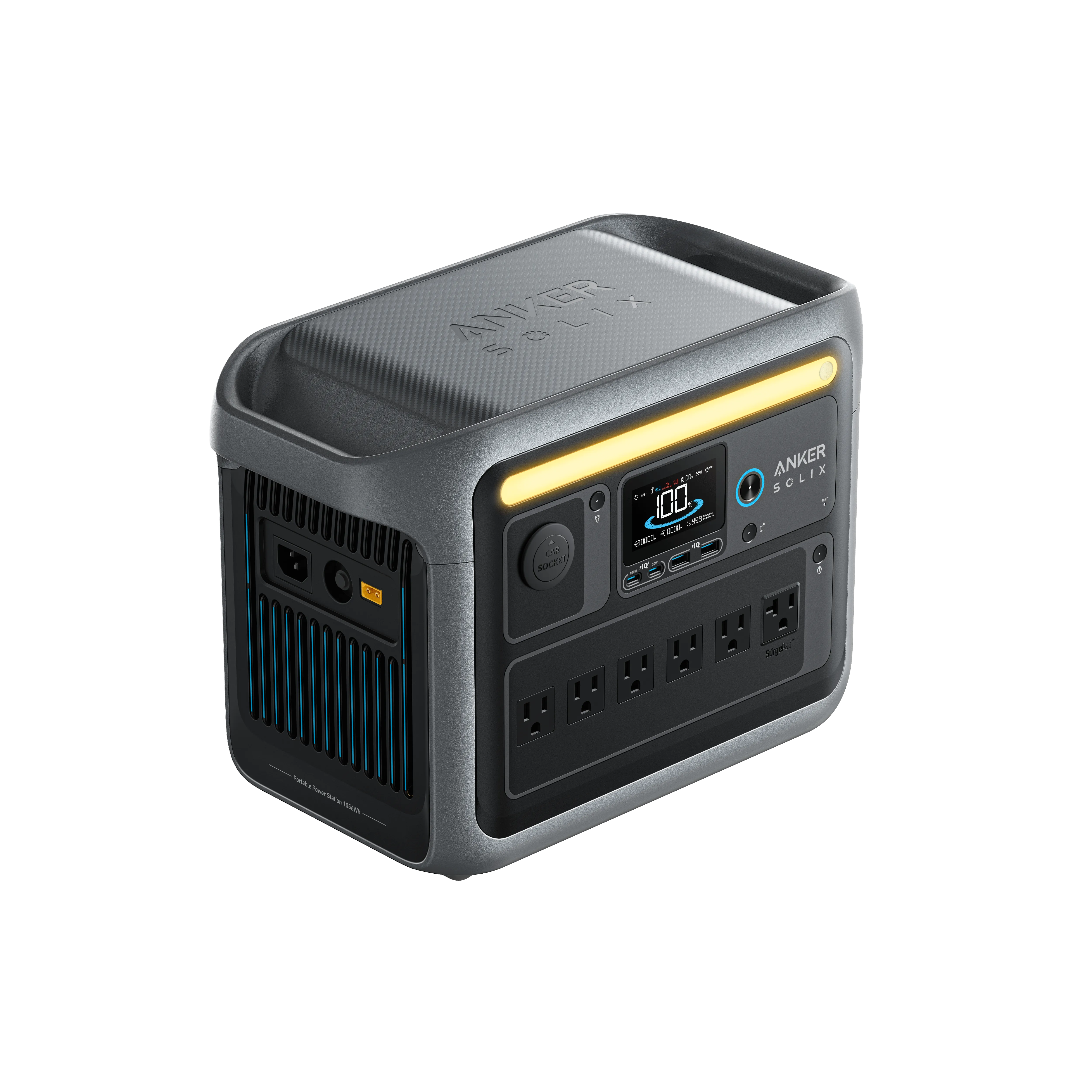 Anker SOLIX C1000X Portable Power Station Solar Generator (1056Wh | 1800W)