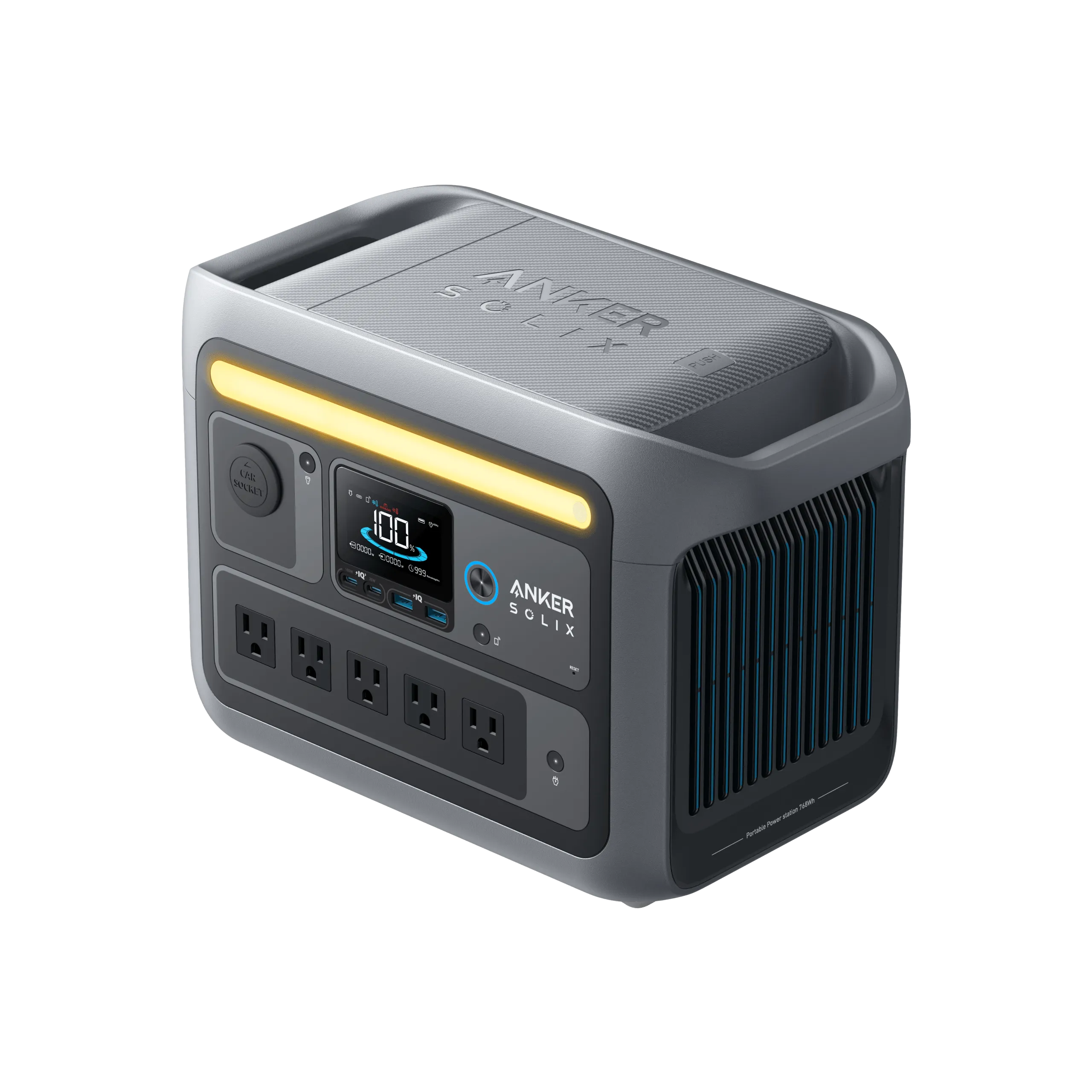 Anker SOLIX C800X Portable Power Station Solar Generator (768Wh | 1200W)