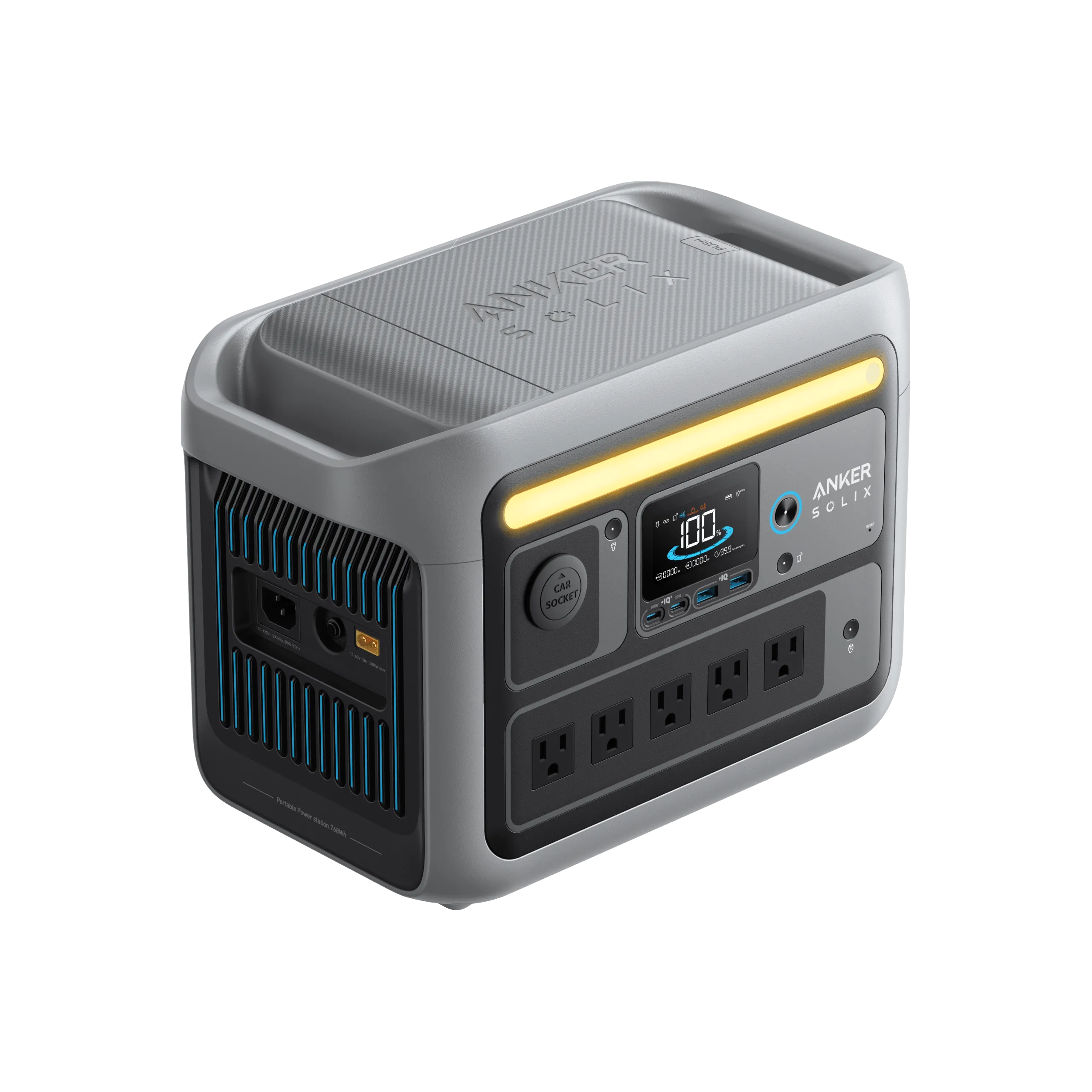Anker SOLIX C800X Portable Power Station Solar Generator (768Wh | 1200W)