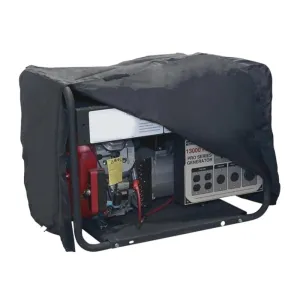 Black Generator Cover Windproof Protective Cover Canopy Shelter Waterproof Oxford Cloth All-purpose Covers