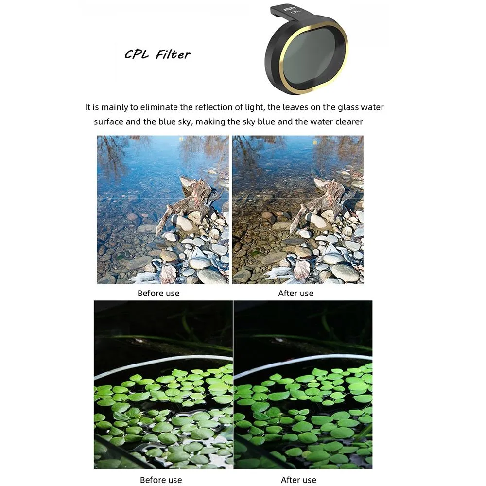 Complete 6-in-1 Lens Filter Kit for Fimi X8 Mini Drone