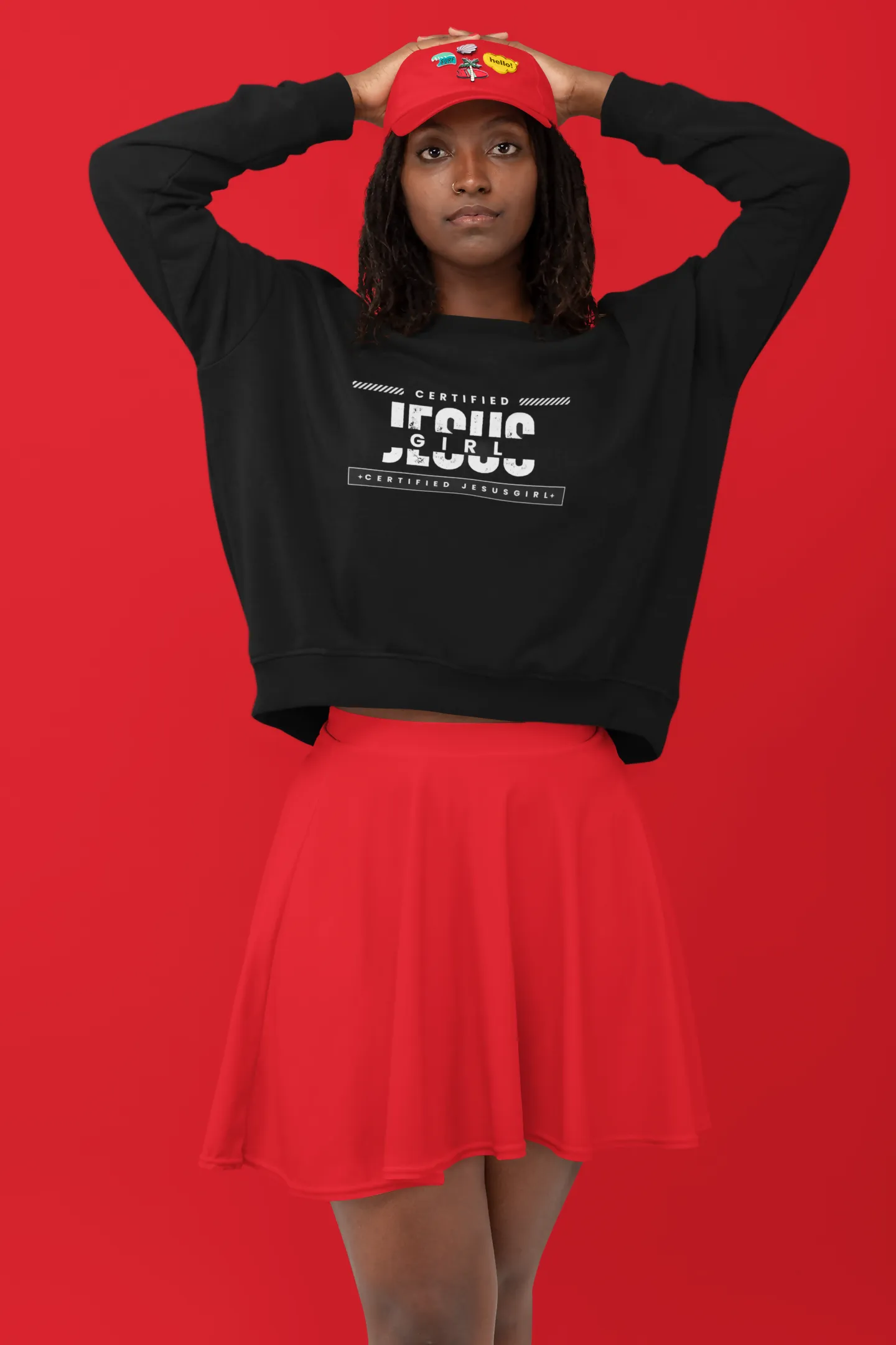 Crew neck sweatshirt