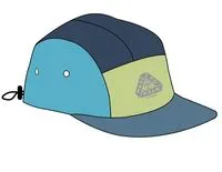 Emerge 5 Panel Trail Cap - Moonlight Blue