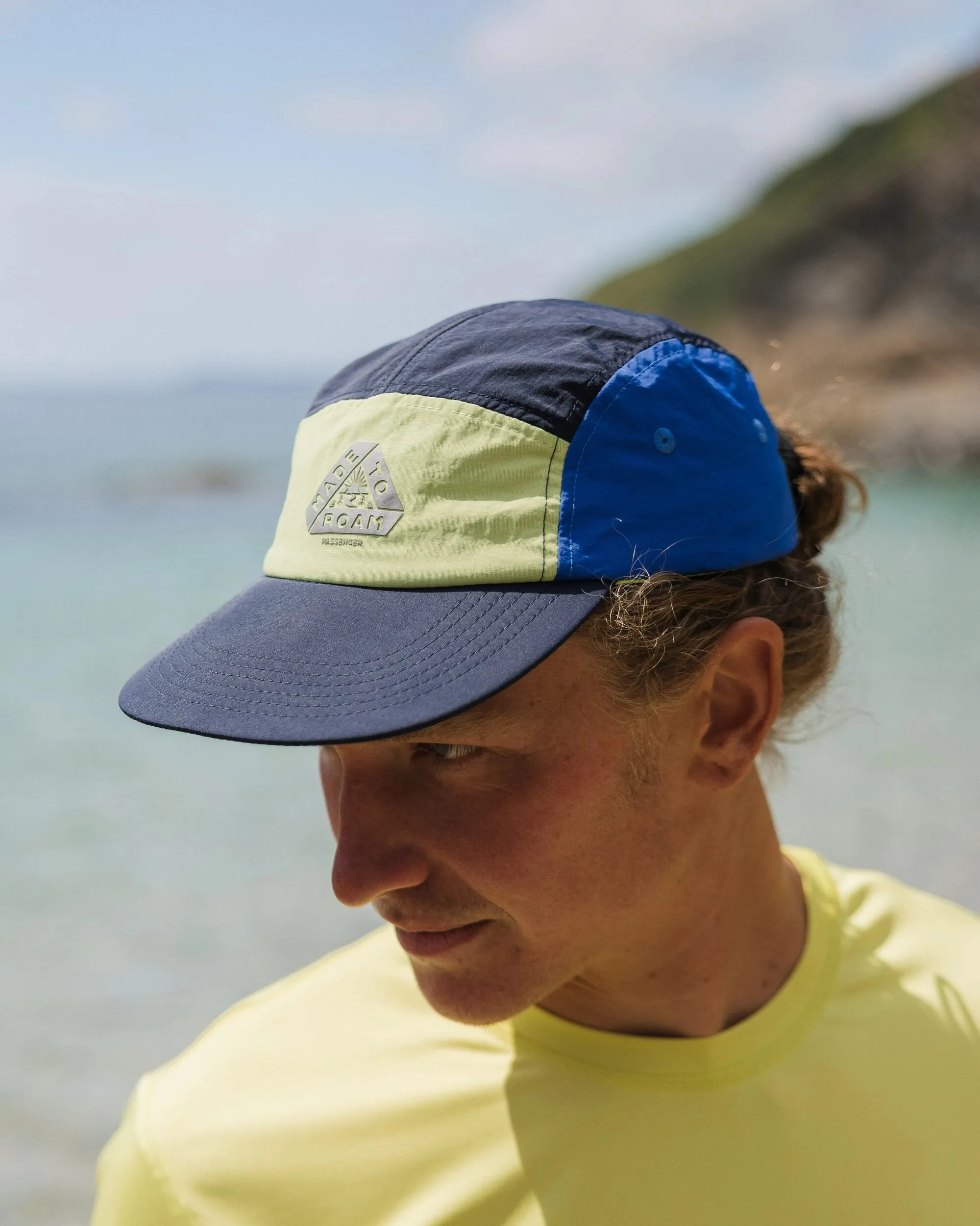 Emerge 5 Panel Trail Cap - Moonlight Blue