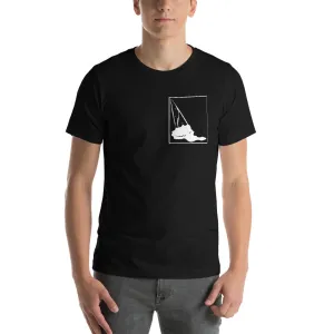 Flat Cream T-Shirt - Black