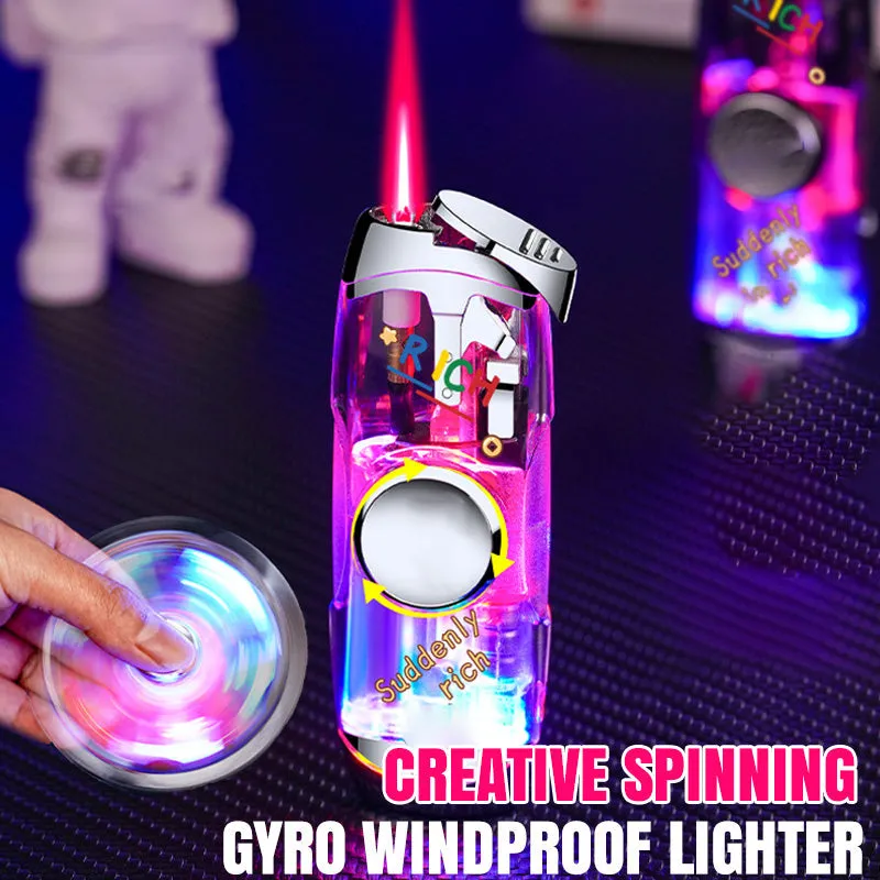 HOT SALECreative Spinning Gyro Windproof Lighter