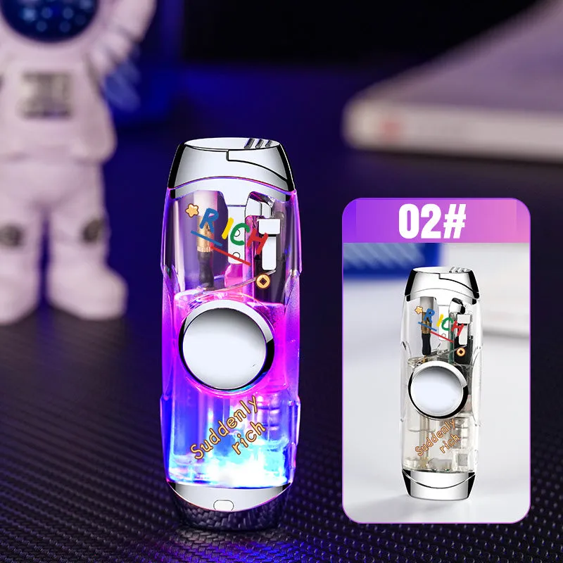 HOT SALECreative Spinning Gyro Windproof Lighter
