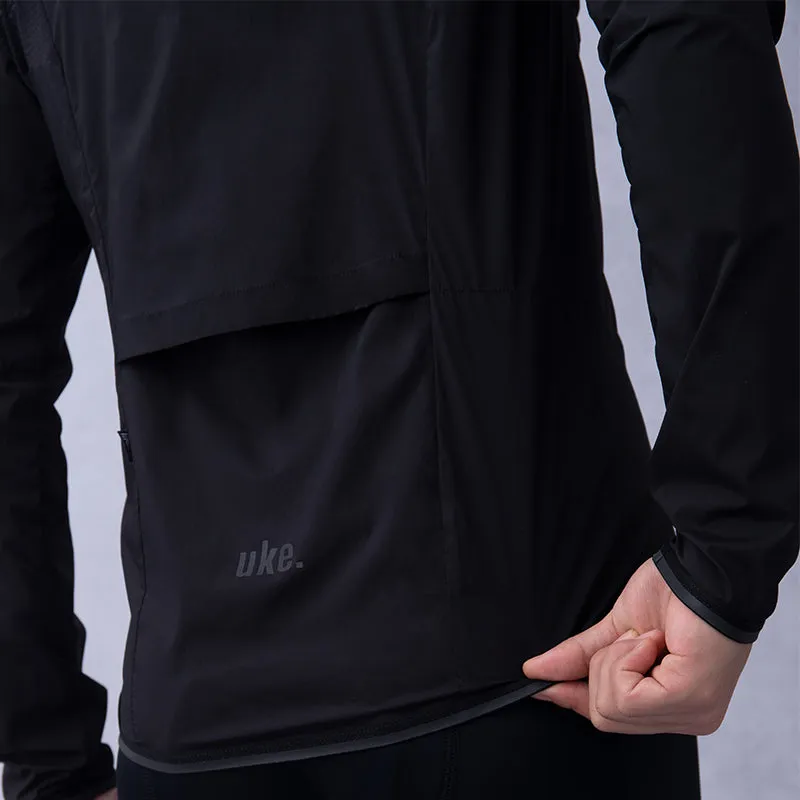 Men's Training Wind Jacket A008-Black