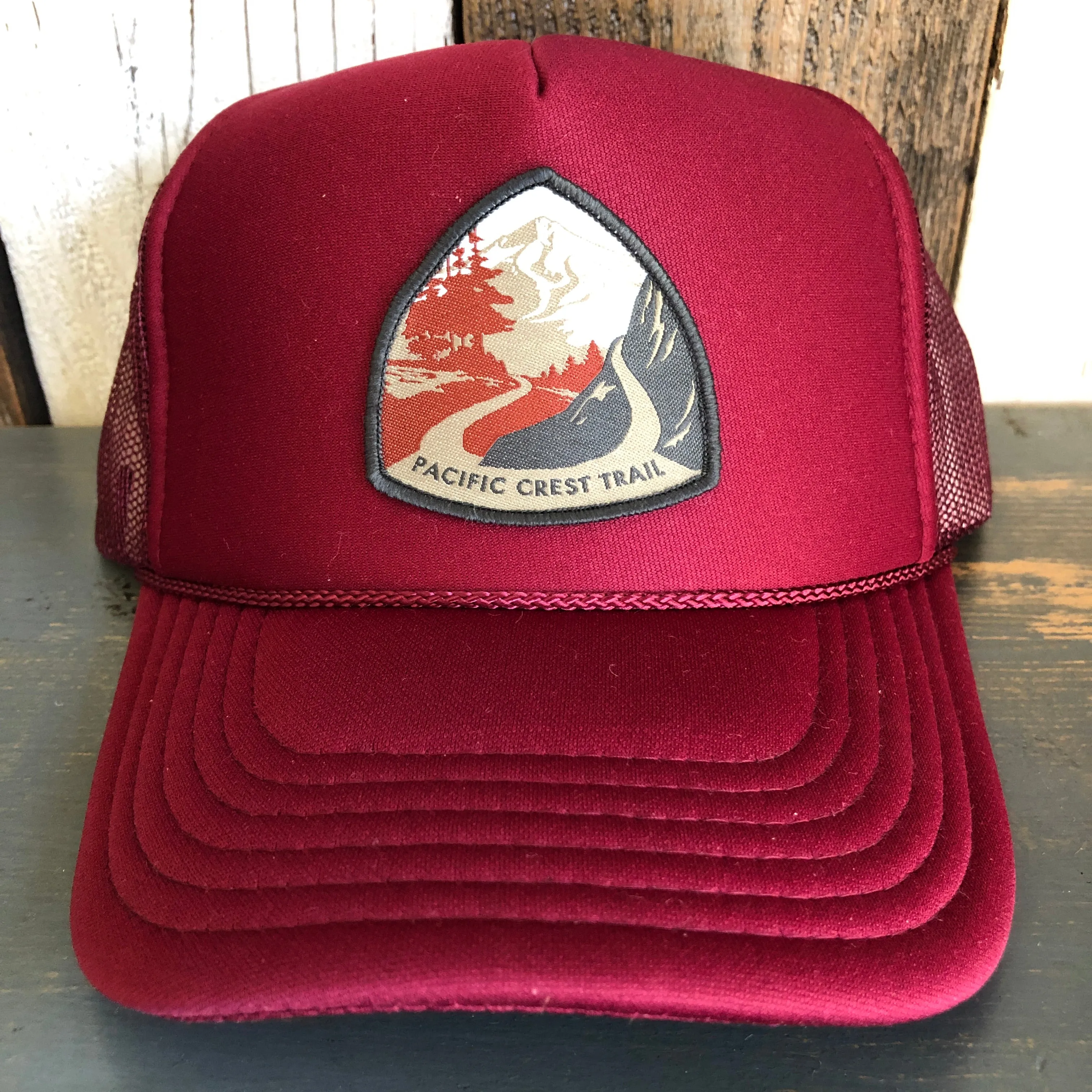 PACIFIC CREST TRAIL Trucker Hat - Maroon