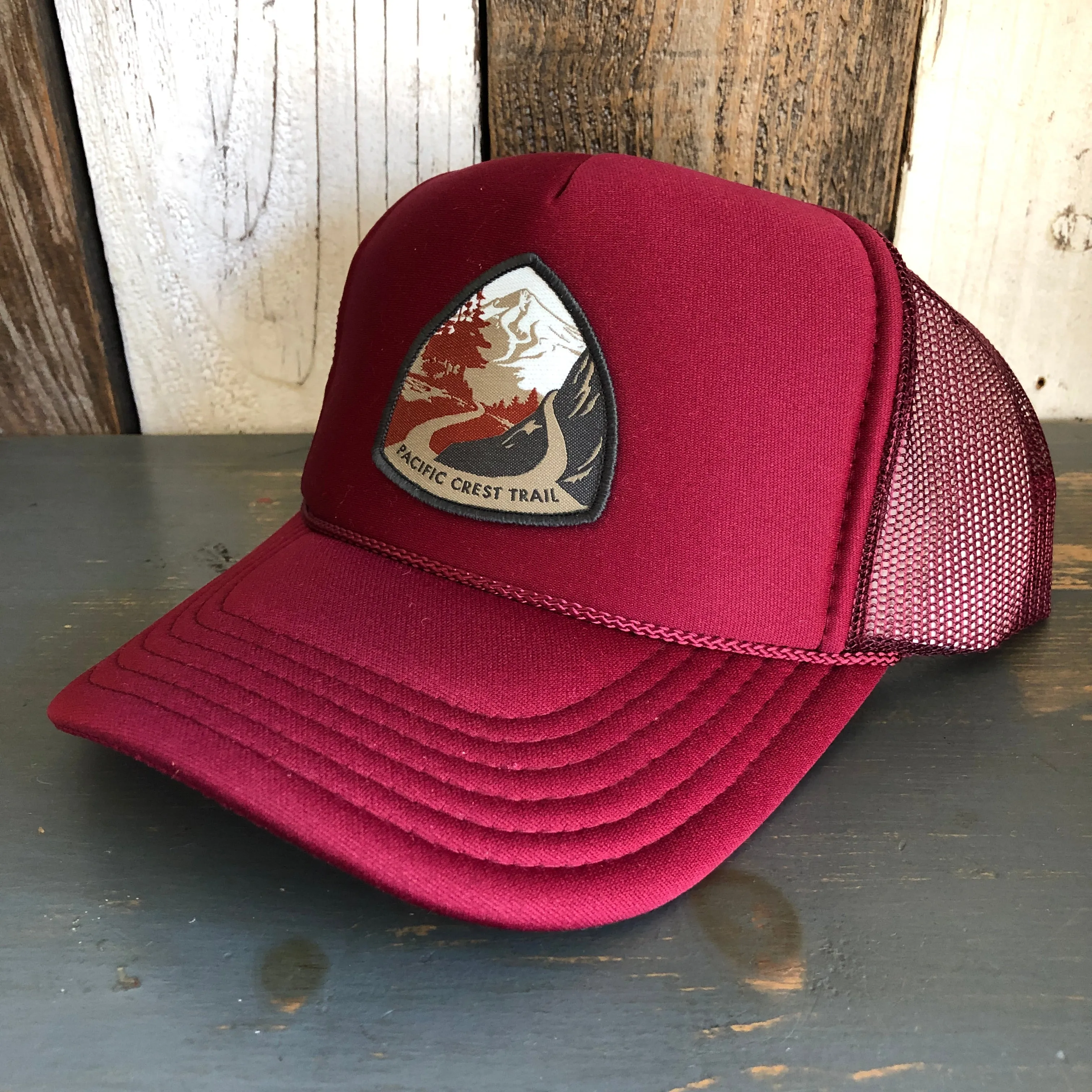 PACIFIC CREST TRAIL Trucker Hat - Maroon