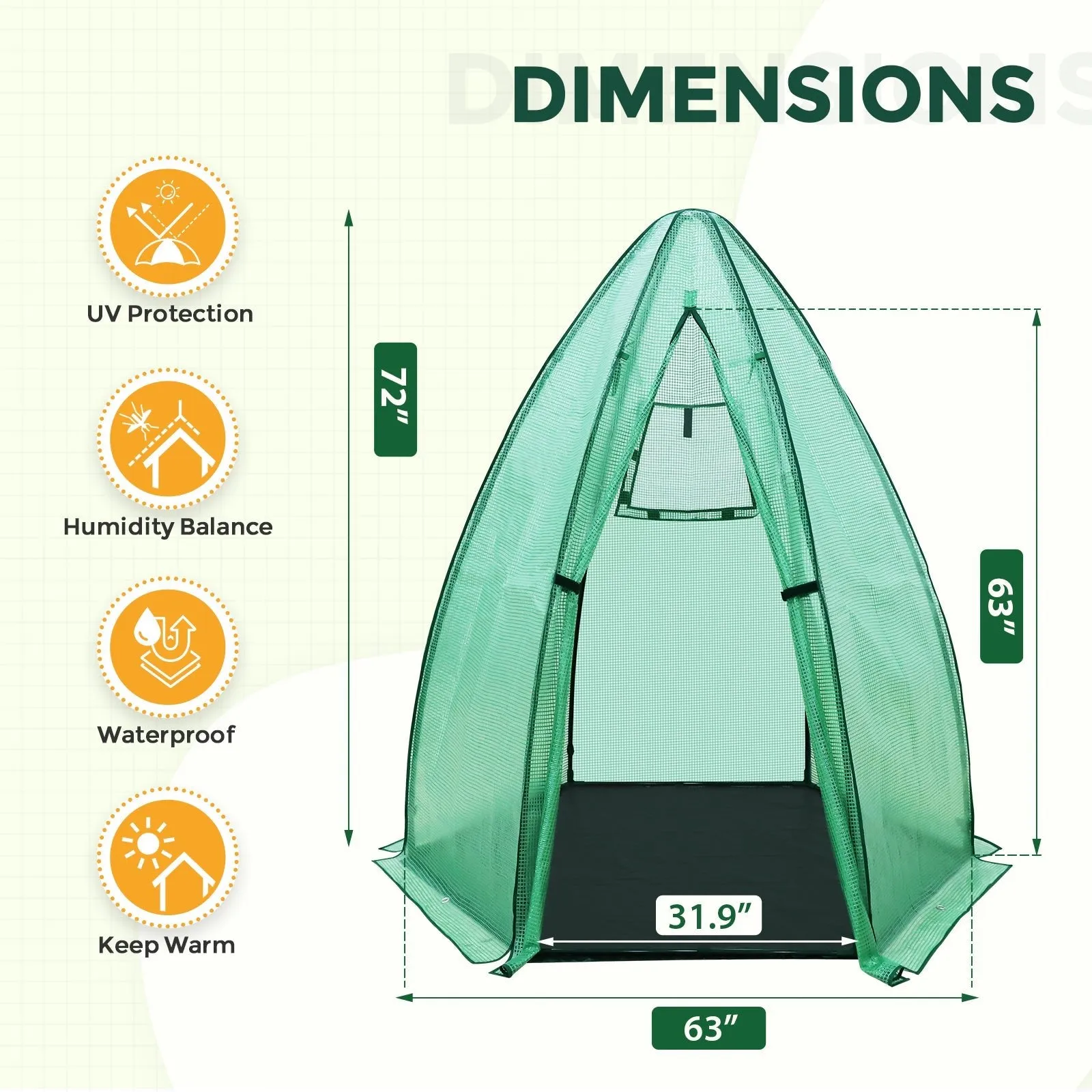 Portable Mini Dome Greenhouse