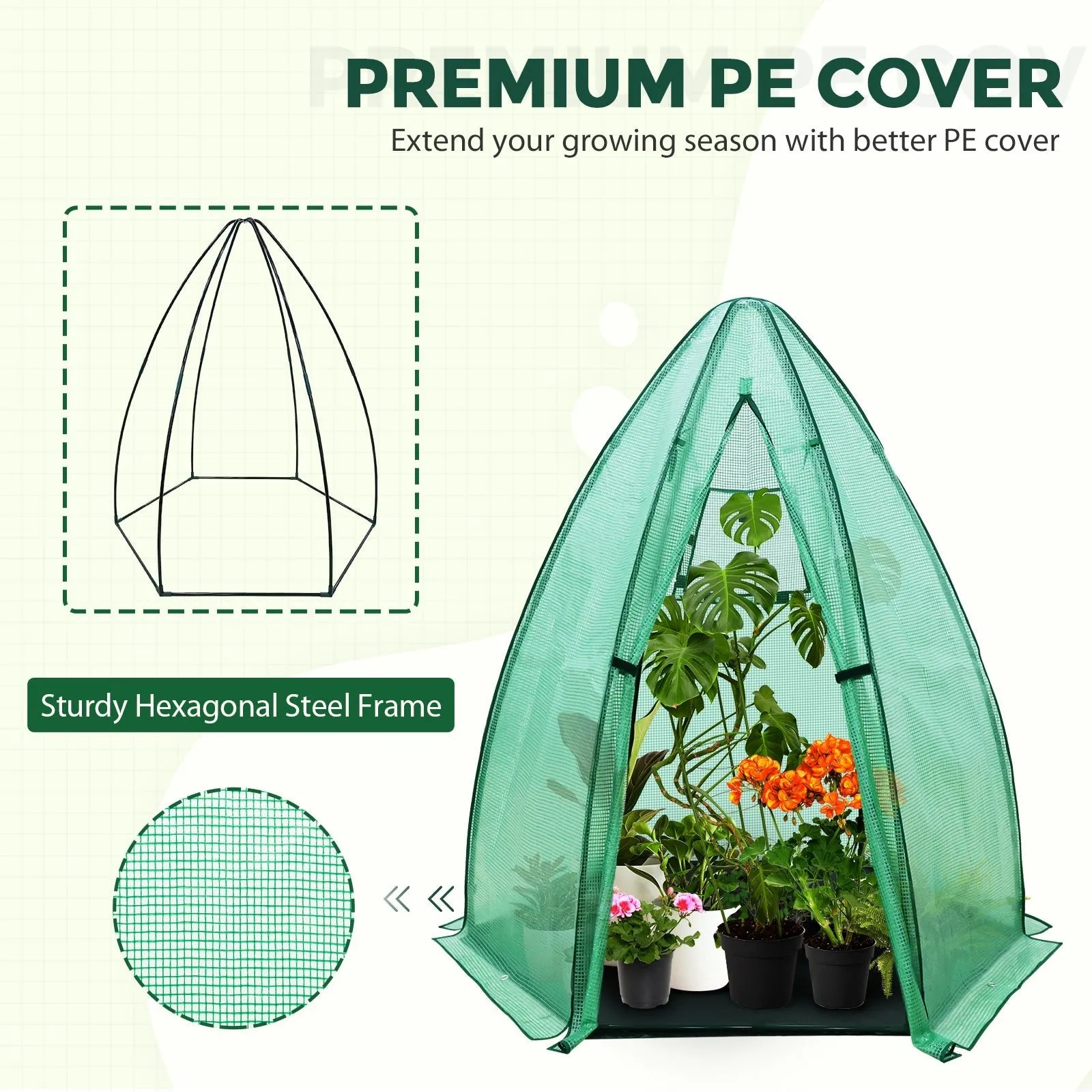 Portable Mini Dome Greenhouse