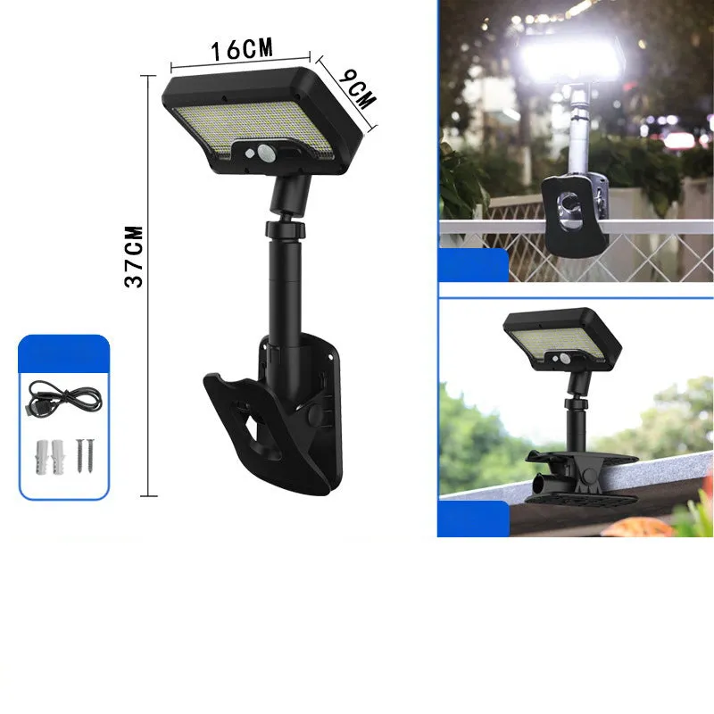 Removable Portable Dual Charging USB-C  Solar Sensor Light