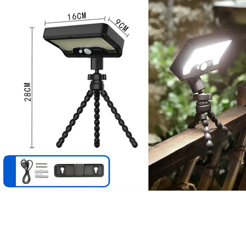 Removable Portable Dual Charging USB-C  Solar Sensor Light