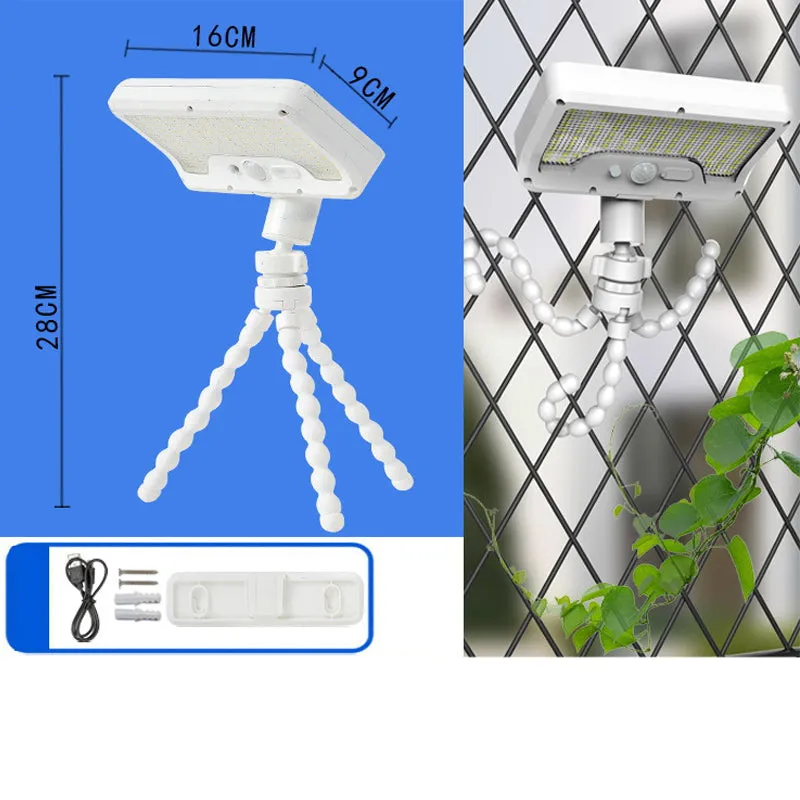 Removable Portable Dual Charging USB-C  Solar Sensor Light