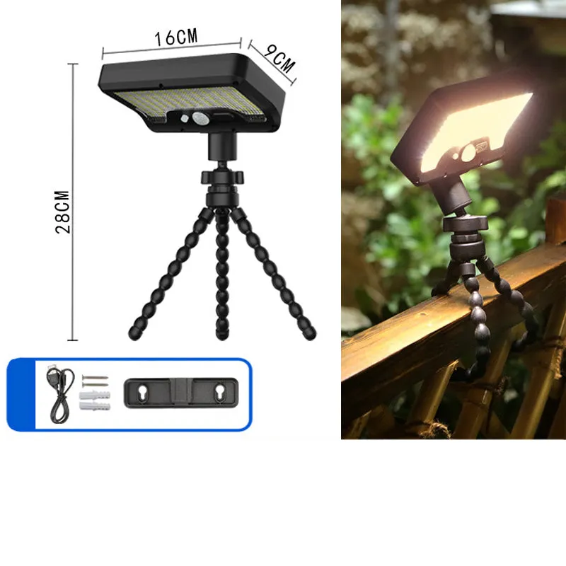 Removable Portable Dual Charging USB-C  Solar Sensor Light