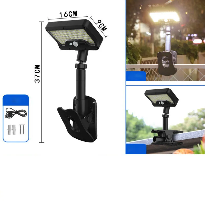 Removable Portable Dual Charging USB-C  Solar Sensor Light