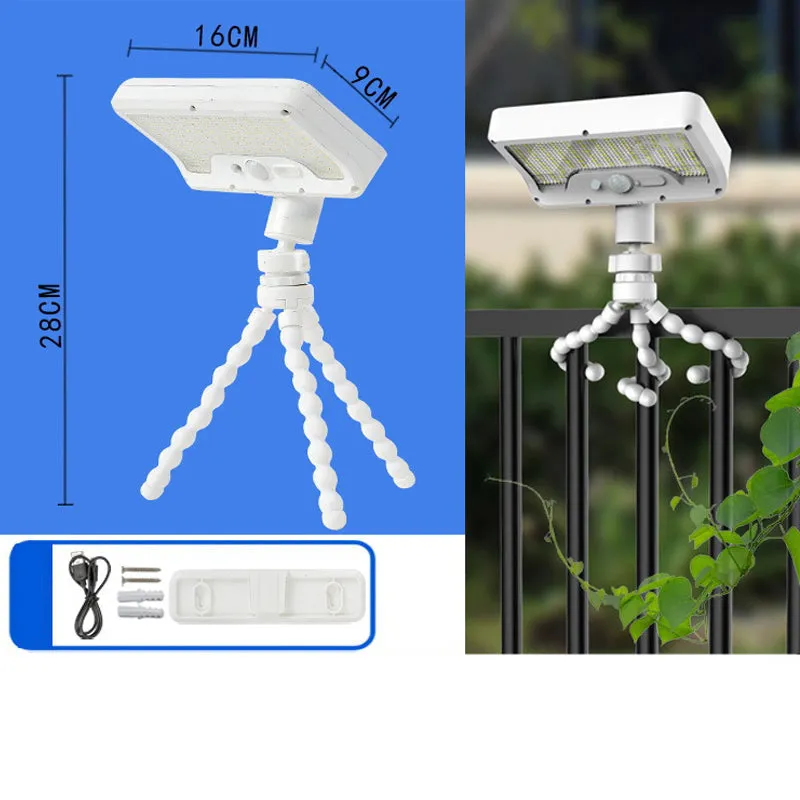Removable Portable Dual Charging USB-C  Solar Sensor Light