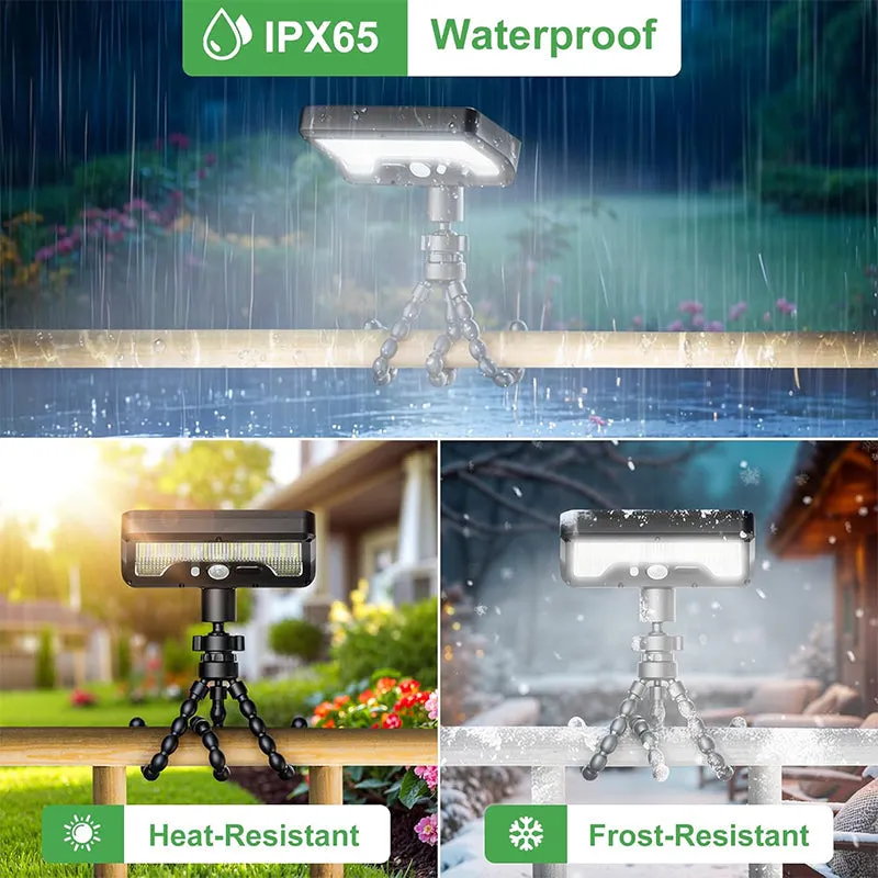 Removable Portable Dual Charging USB-C  Solar Sensor Light